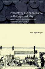 Productivity and Performance in the Paper Industry: Labour, Capital and Technology in Britain and America, 1860–1914