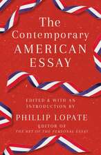 The Contemporary American Essay