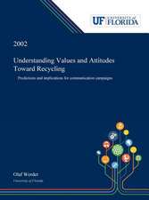 Understanding Values and Attitudes Toward Recycling