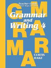 Saxon Grammar & Writing Grade 4 Teacher Packet