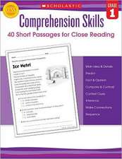 Comprehension Skills: Grade 1