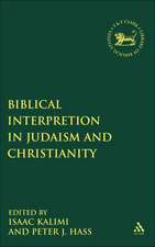 Biblical Interpretation in Judaism and Christianity