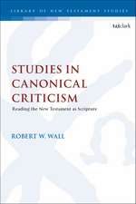 Studies in Canonical Criticism: Reading the New Testament as Scripture