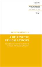 A Hellenistic Ethical Lexicon
