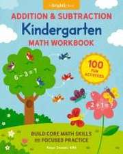 Addition and Subtraction Kindergarten Math Workbook