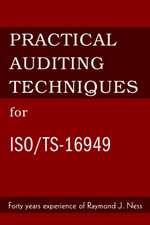 Practical Auditing Techniques for ISO/Ts-16949