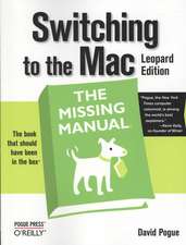 Switching to the Mac: The Missing Manual, Leopard Edition