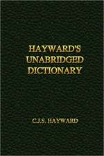 Hayward's Unabridged Dictionary