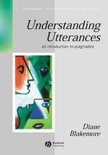 Blakemore: Understanding Utterances