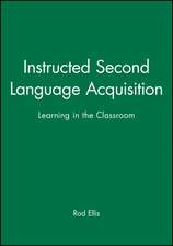 Ellis: Instructed Second Language Acquisition