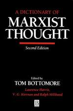 A Dictionary of Marxist Thought 2e