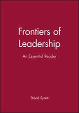 Frontiers of Leadership – and Essential Reader