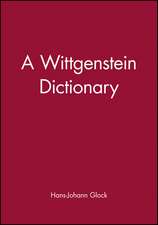 Wittgenstein Dictionary