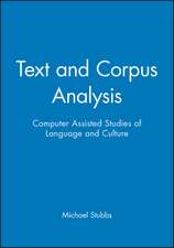 Text and Corpus Analysis