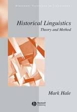 Historical Linguistics – Theory and Method