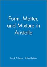 Form, Matter and Mixture in Aristotle