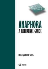 Anaphora – A Reference Guide