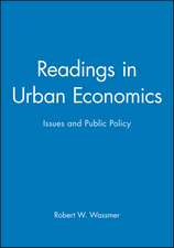 Readings in Urban Economics – Issues and Public Policy