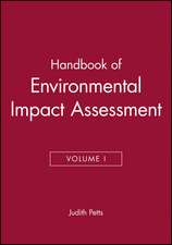 Handbook of Environmental Impact Assessment V 1