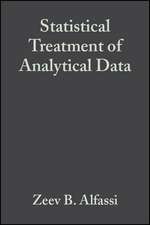 Statistical Treatment of Analytical Data