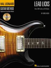 Lead Licks - Hal Leonard Guitar Method (Book/Online Audio)