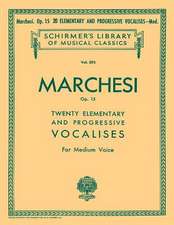 20 Elementary and Progressive Vocalises, Op. 15: Medium Voice