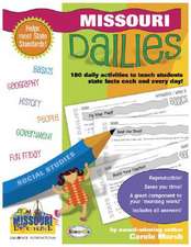 Missouri Dailies: 180 Daily Activities for Kids