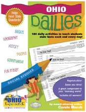 Ohio Dailies: 180 Daily Activities for Kids