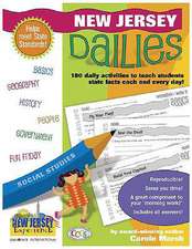 New Jersey Dailies: 180 Daily Activities for Kids