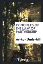 Principles of the Law of Partnership