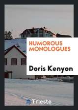 Humorous Monologues