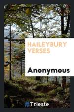 Haileybury Verses