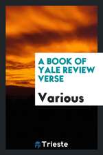 A Book of Yale Review Verse