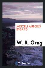 Miscellaneous Essays