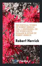 The Poetical Works of Robert Herrick