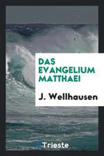 Das Evangelium Matthaei