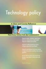 Technology policy A Clear and Concise Reference