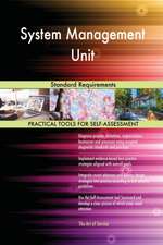 System Management Unit Standard Requirements
