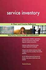 service inventory A Clear and Concise Reference