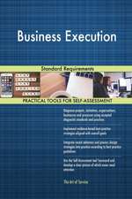 Business Execution Standard Requirements