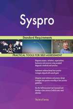 Syspro Standard Requirements