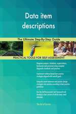 Data item descriptions The Ultimate Step-By-Step Guide