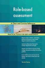 Role-based assessment A Clear and Concise Reference