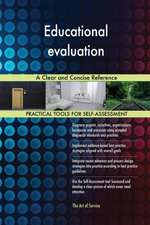 Educational evaluation A Clear and Concise Reference