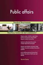 Public affairs Standard Requirements