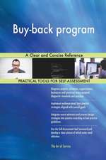 Buy-back program A Clear and Concise Reference