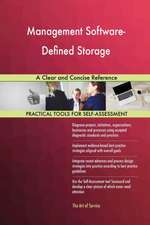 Management Software-Defined Storage A Clear and Concise Reference