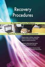 Recovery Procedures A Clear and Concise Reference