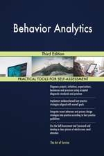 Behavior Analytics Third Edition