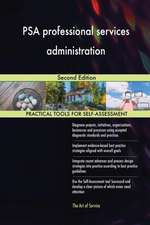 PSA professional services administration Second Edition